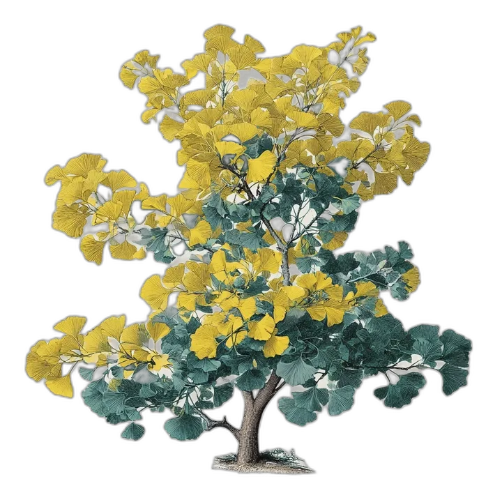 Ginkgo leaves
